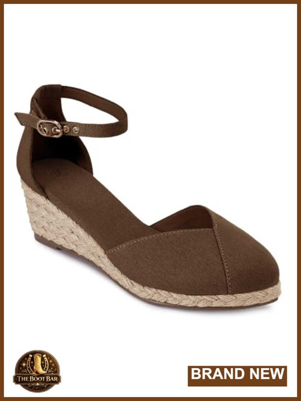 Canvas Espadrilles Sandals Closed Toe Platform Wedge Sandals Casual Summer